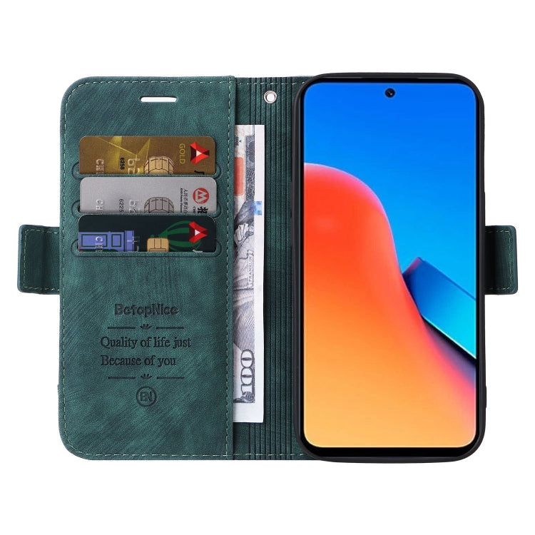 For Xiaomi Redmi 12 4G BETOPNICE Dual-side Buckle Leather Phone Case
