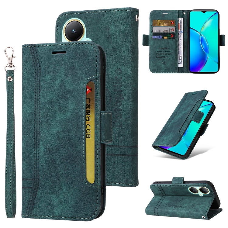 For vivo Y35+ BETOPNICE Dual-side Buckle Leather Phone Case