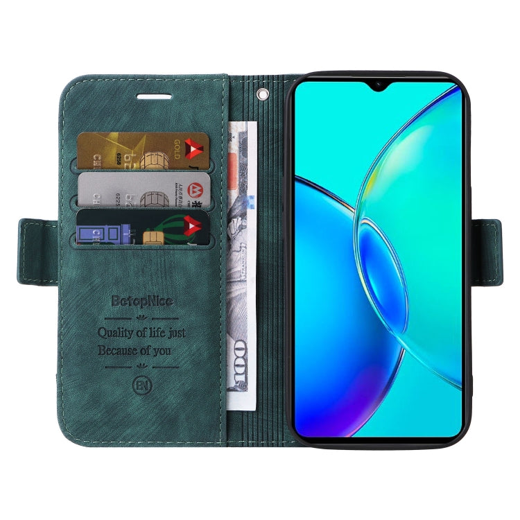 For vivo Y35+ BETOPNICE Dual-side Buckle Leather Phone Case