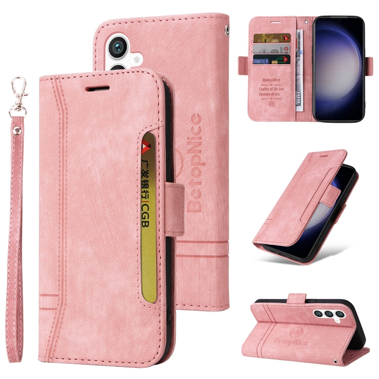 For Samsung Galaxy S23 FE 5G BETOPNICE Dual-side Buckle Leather Phone Case