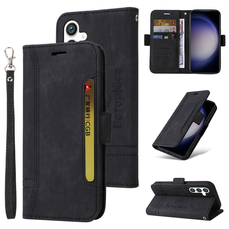 For Samsung Galaxy S23 FE 5G BETOPNICE Dual-side Buckle Leather Phone Case