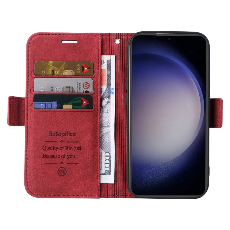 For Samsung Galaxy S23 FE 5G BETOPNICE Dual-side Buckle Leather Phone Case