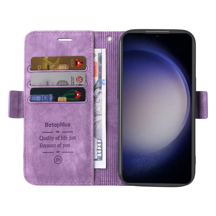 For Samsung Galaxy S23 FE 5G BETOPNICE Dual-side Buckle Leather Phone Case
