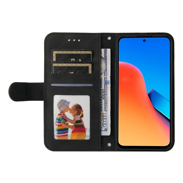 For Xiaomi Redmi 12 4G Skin Feel Life Tree Metal Button Leather Phone Case