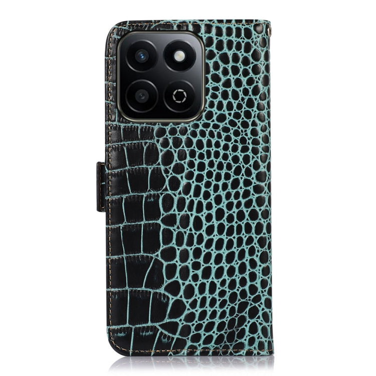 For Honor Play 60 Plus / 200 Smart Crocodile Top Layer Cowhide Leather Phone Case