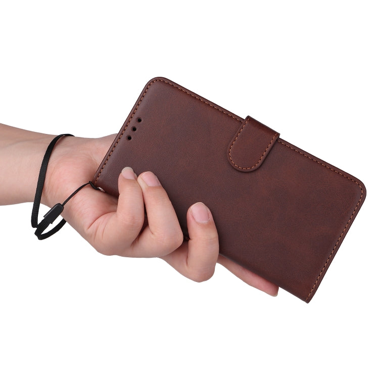 For Xiaomi Redmi 12 4G Classic Calf Texture Flip Leather Phone Case