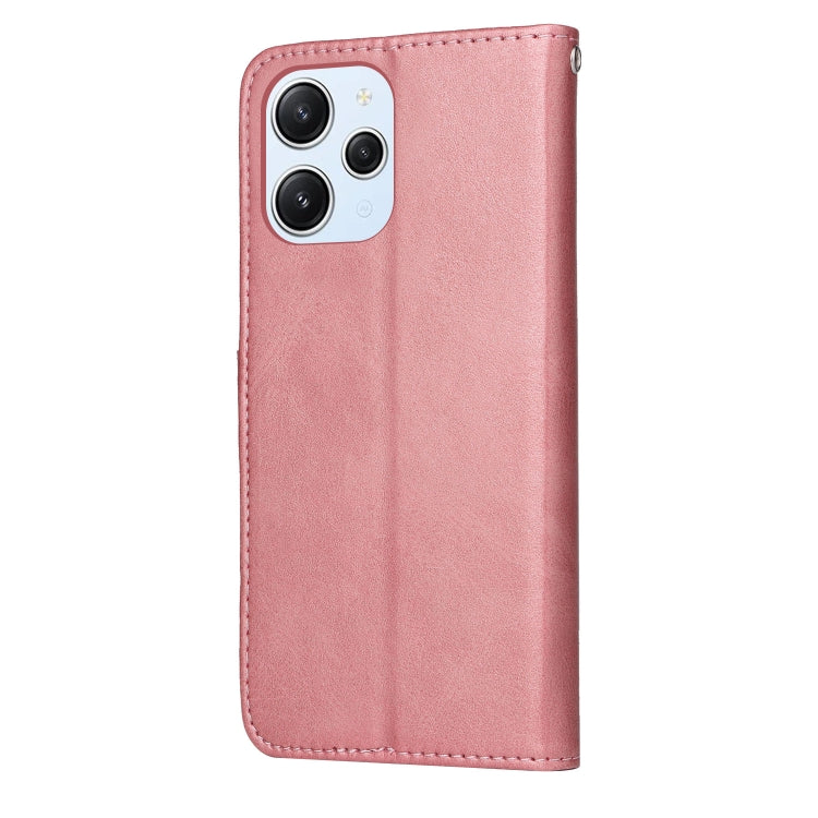 For Xiaomi Redmi 12 4G Classic Calf Texture Flip Leather Phone Case