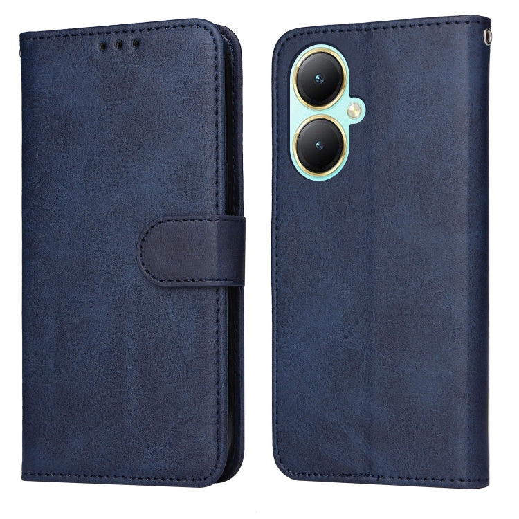 For vivo Y35+ Classic Calf Texture Flip Leather Phone Case