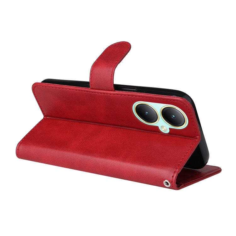 For vivo Y35+ Classic Calf Texture Flip Leather Phone Case