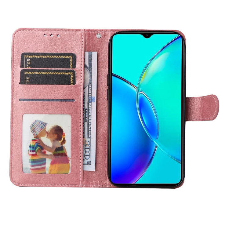 For vivo Y35+ Classic Calf Texture Flip Leather Phone Case