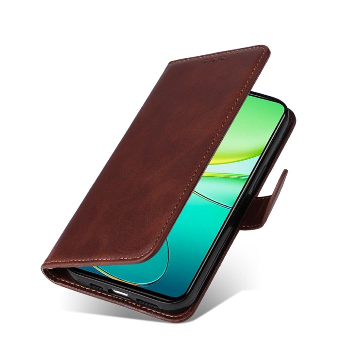 For vivo Y38 5G / T3x 5G Global Classic Calf Texture Flip Leather Phone Case