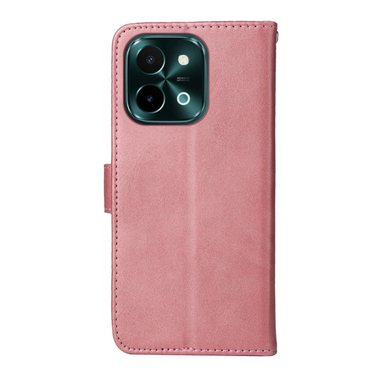 For vivo Y28 4G Global Classic Calf Texture Flip Leather Phone Case