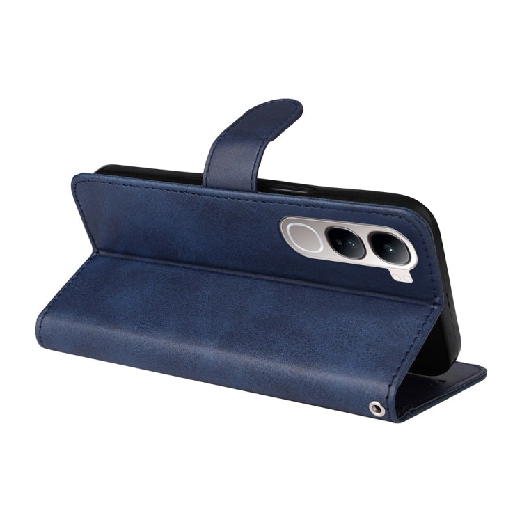 For vivo V40 Lite 4G / 5G IDN Classic Calf Texture Flip Leather Phone Case