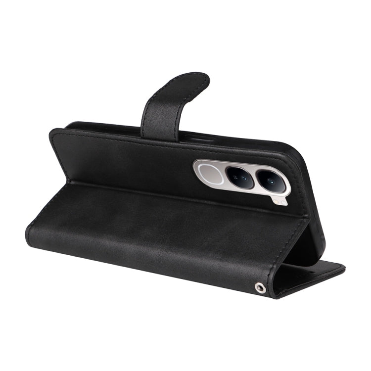 For vivo V40 Lite 4G / 5G IDN Classic Calf Texture Flip Leather Phone Case
