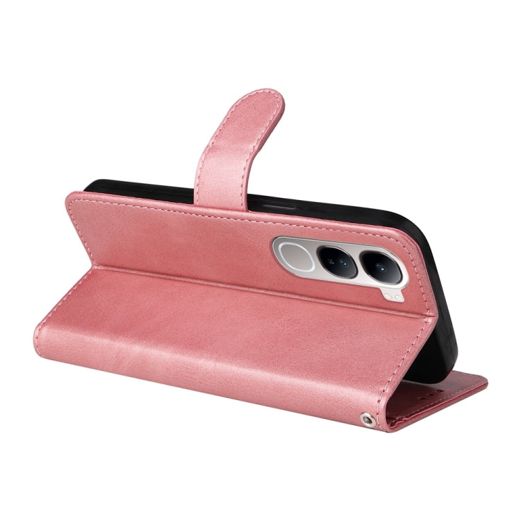 For vivo V40 Lite 4G / 5G IDN Classic Calf Texture Flip Leather Phone Case