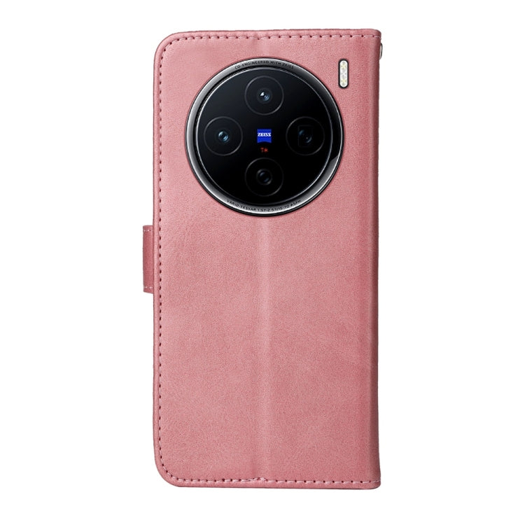 For vivo X200 Classic Calf Texture Flip Leather Phone Case