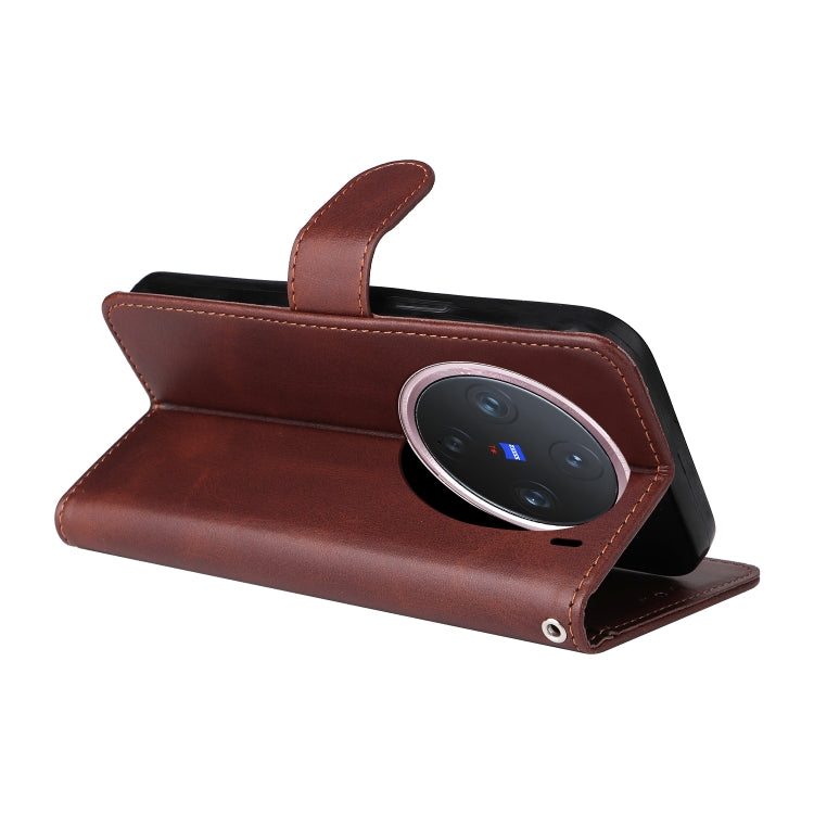 For vivo X200 Pro mini Classic Calf Texture Flip Leather Phone Case