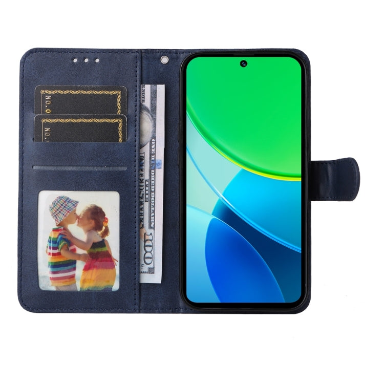 For vivo Y19s Classic Calf Texture Flip Leather Phone Case