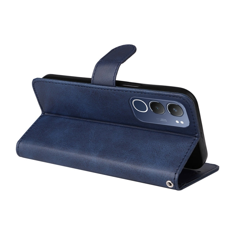 For vivo Y19s Classic Calf Texture Flip Leather Phone Case