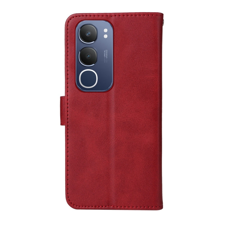 For vivo Y19s Classic Calf Texture Flip Leather Phone Case