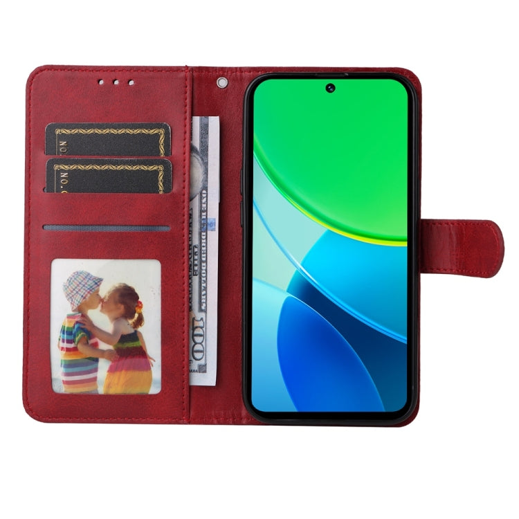 For vivo Y19s Classic Calf Texture Flip Leather Phone Case