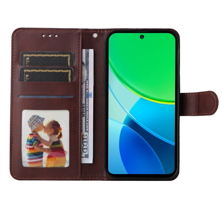 For vivo Y19s Classic Calf Texture Flip Leather Phone Case