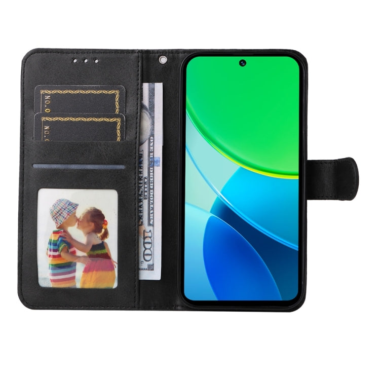 For vivo Y19s Classic Calf Texture Flip Leather Phone Case