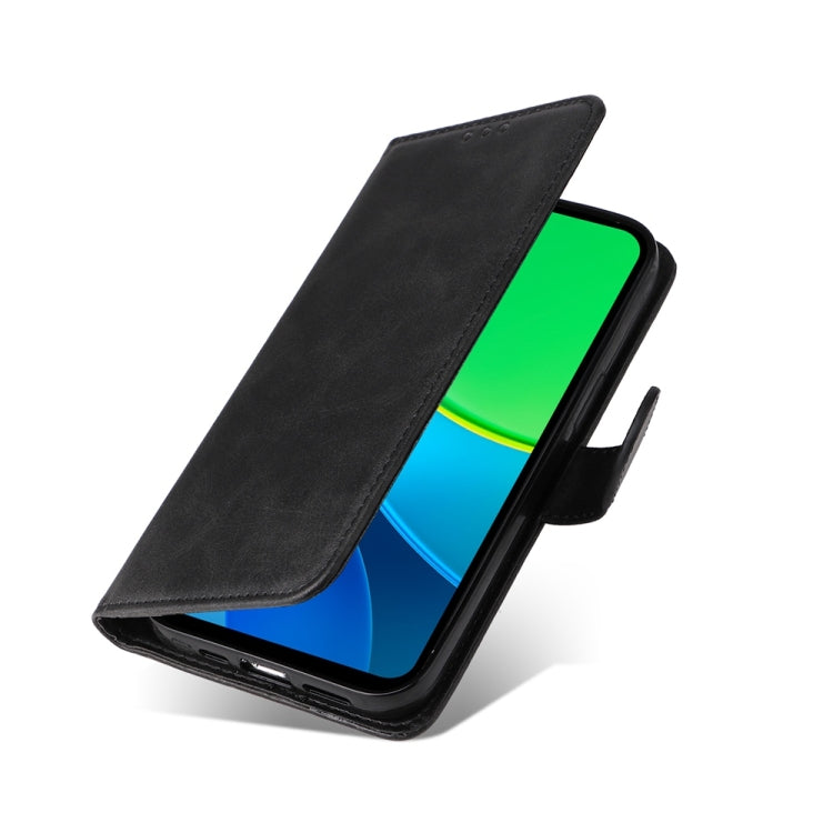 For vivo Y19s Classic Calf Texture Flip Leather Phone Case