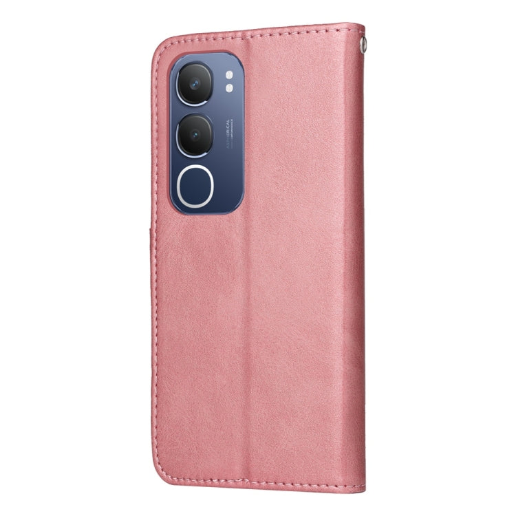For vivo Y19s Classic Calf Texture Flip Leather Phone Case