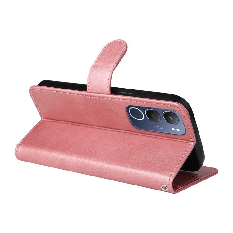 For vivo Y19s Classic Calf Texture Flip Leather Phone Case