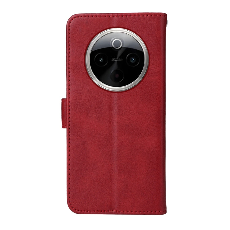 For vivo Y300 Pro Classic Calf Texture Flip Leather Phone Case