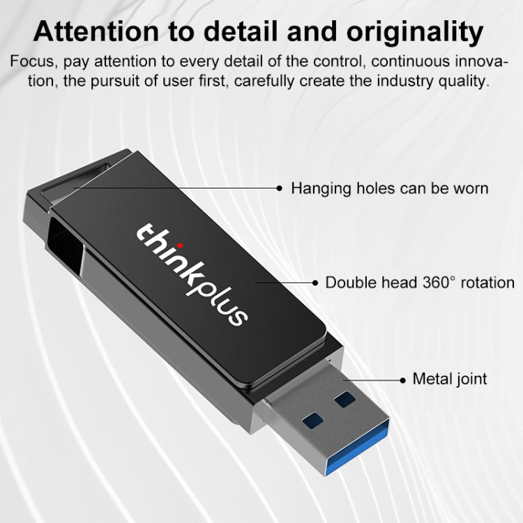 Lenovo Thinkplus USB 3.0 Rotating Flash Drive, Memory: