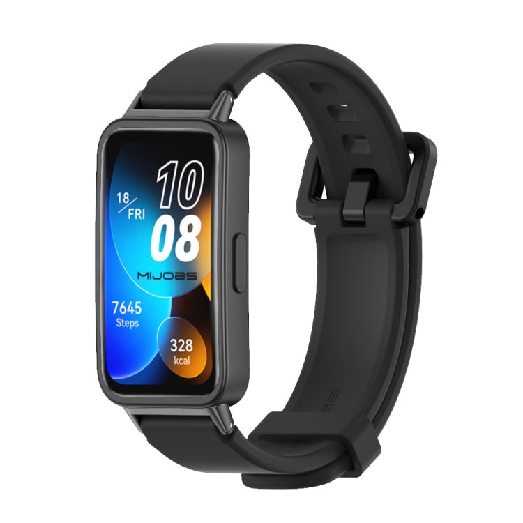 For Huawei Band 8 Mijobs Silicone Breathable Watch Band