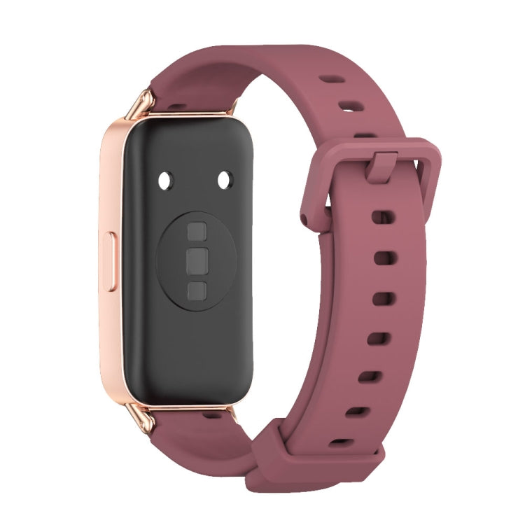 For Huawei Band 8 Mijobs Silicone Breathable Watch Band
