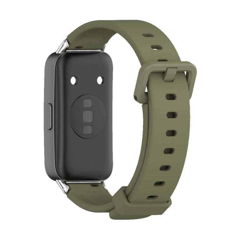 For Huawei Band 8 Mijobs Silicone Breathable Watch Band