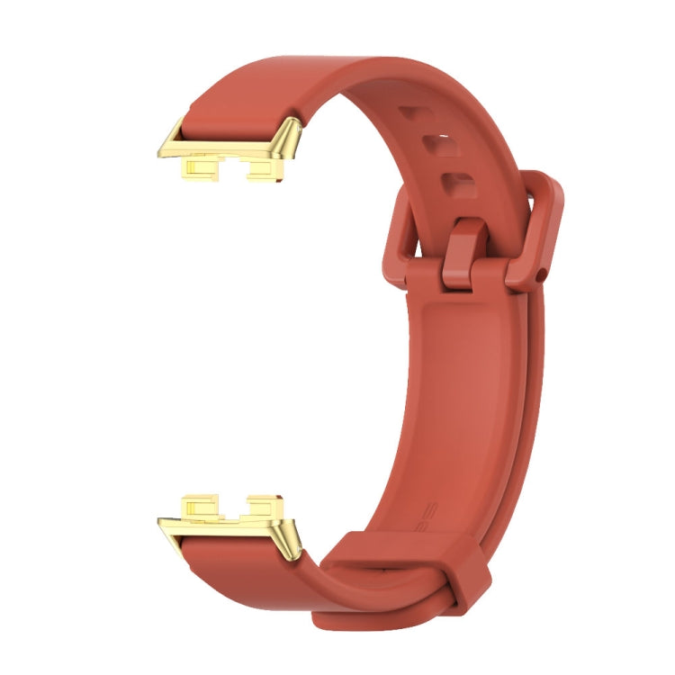 For Huawei Band 8 Mijobs Silicone Breathable Watch Band