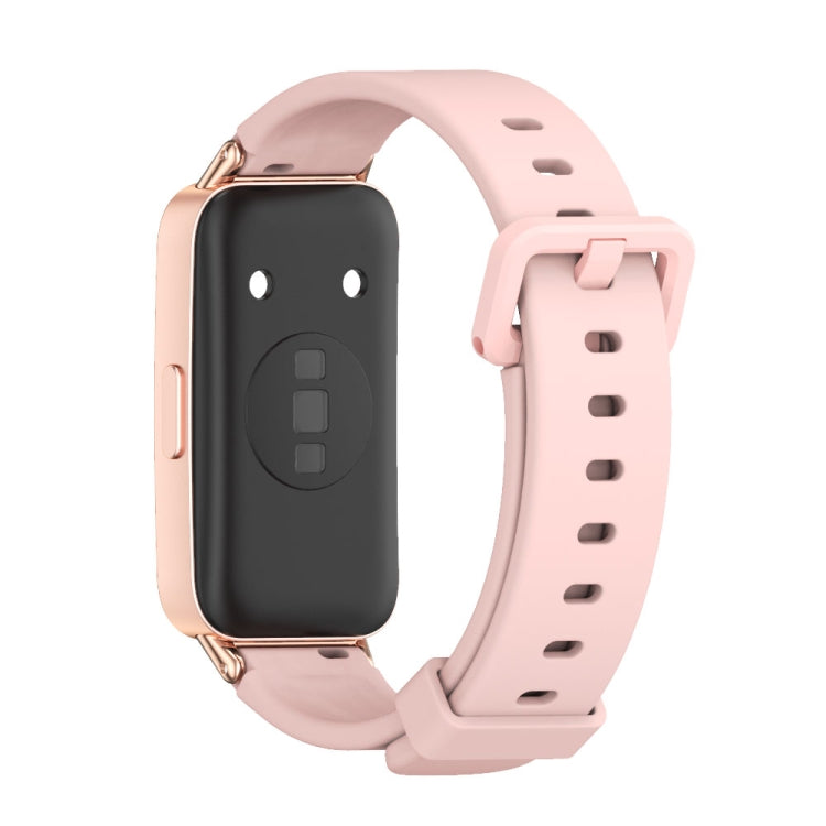 For Huawei Band 8 Mijobs Silicone Breathable Watch Band