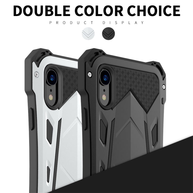 For iPhone X R-JUST Shockproof Dustproof Metal Armor Protective Case