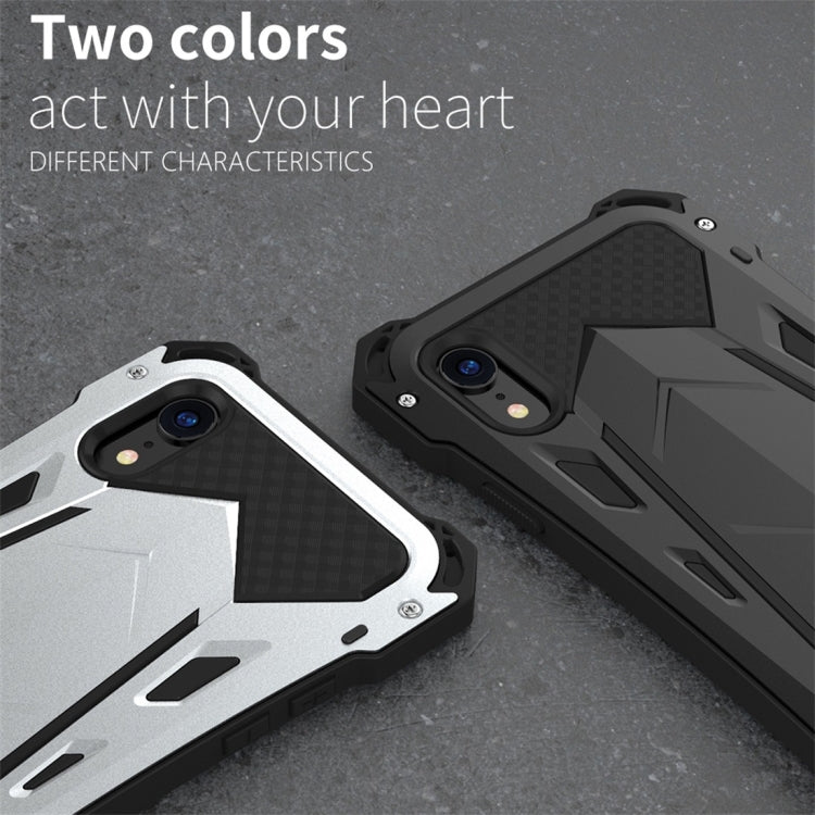 For iPhone X R-JUST Shockproof Dustproof Metal Armor Protective Case