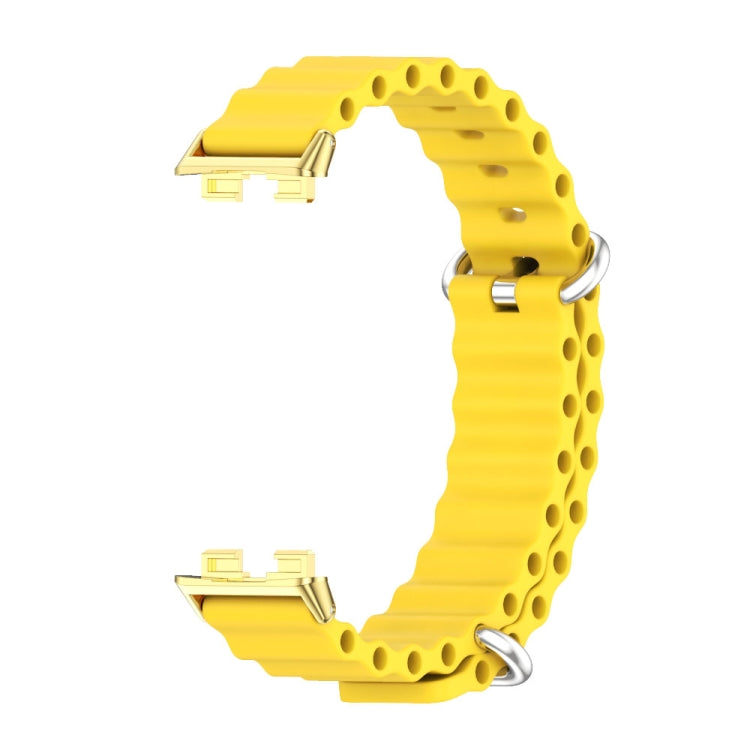 For Huawei Band 8 Mijobs Marine Silicone Breathable Watch Band