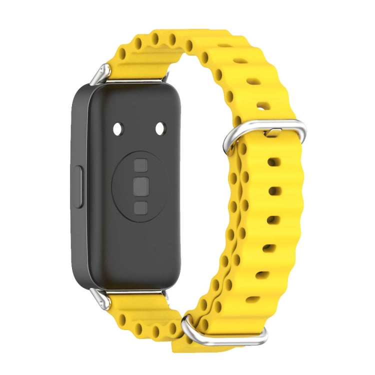 For Huawei Band 8 Mijobs Marine Silicone Breathable Watch Band