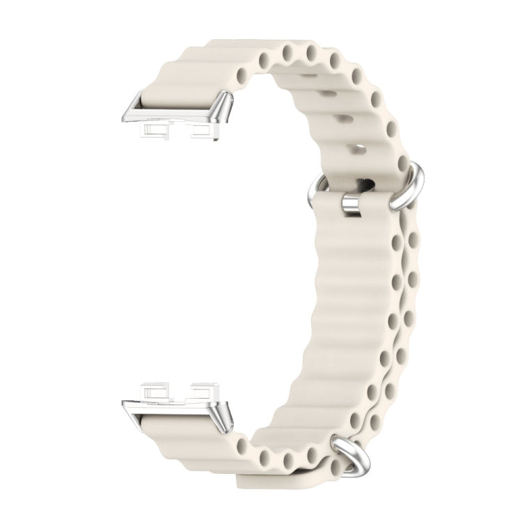 For Huawei Band 8 Mijobs Marine Silicone Breathable Watch Band