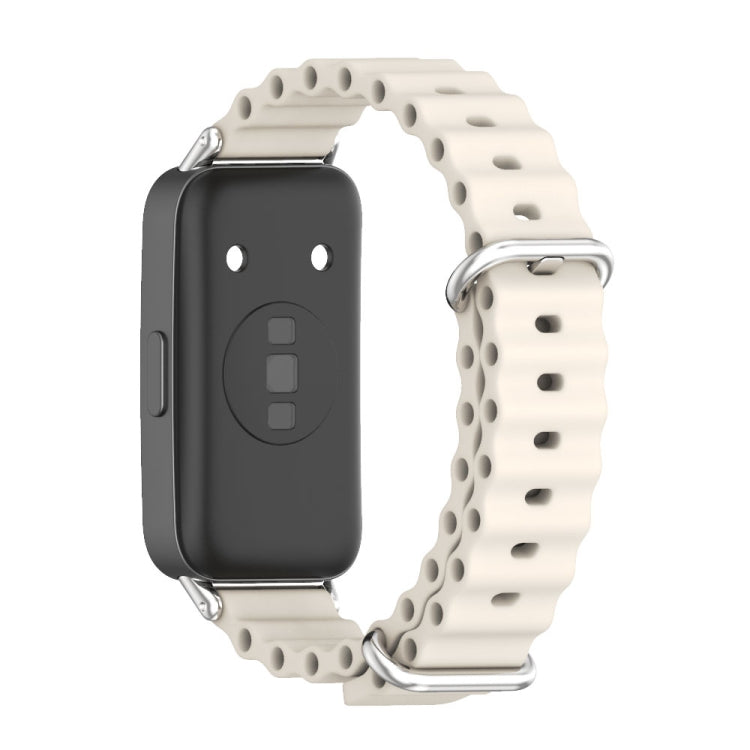 For Huawei Band 8 Mijobs Marine Silicone Breathable Watch Band