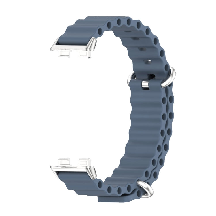 For Huawei Band 8 Mijobs Marine Silicone Breathable Watch Band