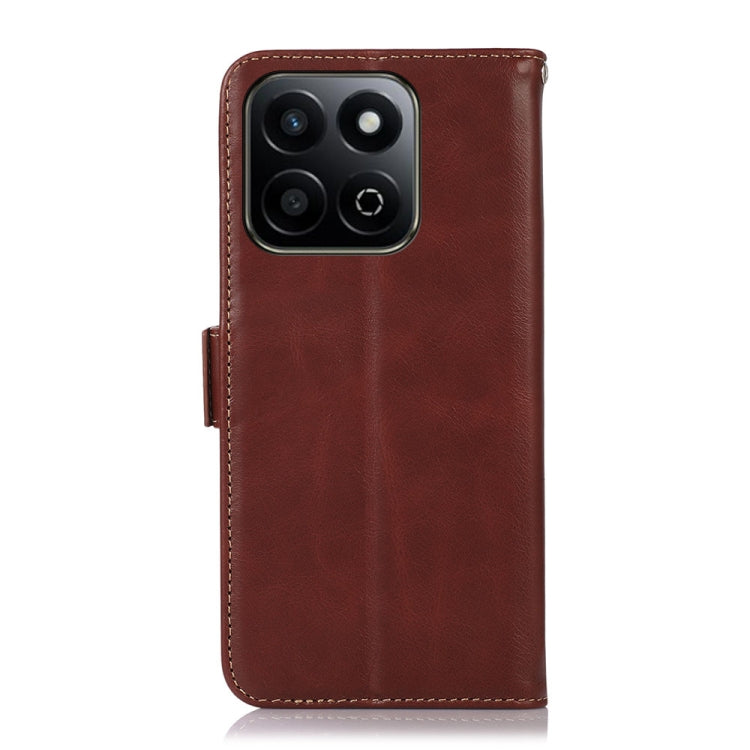 For Honor Play 60 Plus / 200 Smart Crazy Horse Top Layer Cowhide Leather Phone Case