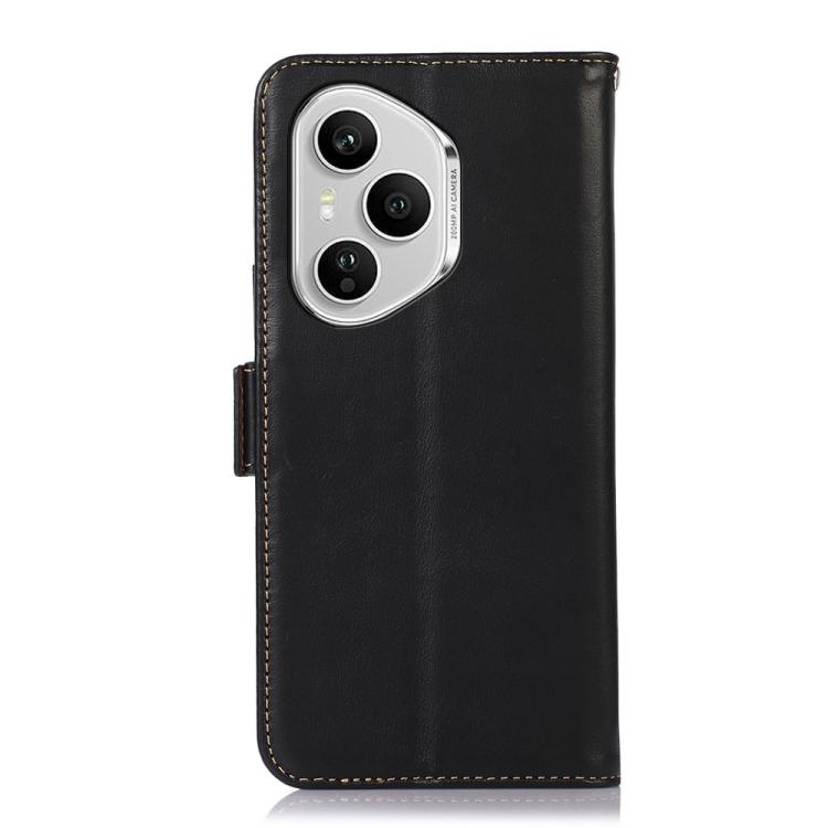 For Honor 400 Pro Global 160.8mm Crazy Horse Top Layer Cowhide Leather Phone Case
