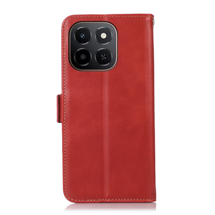 For Honor X6c 4G Crazy Horse Top Layer Cowhide Leather Phone Case