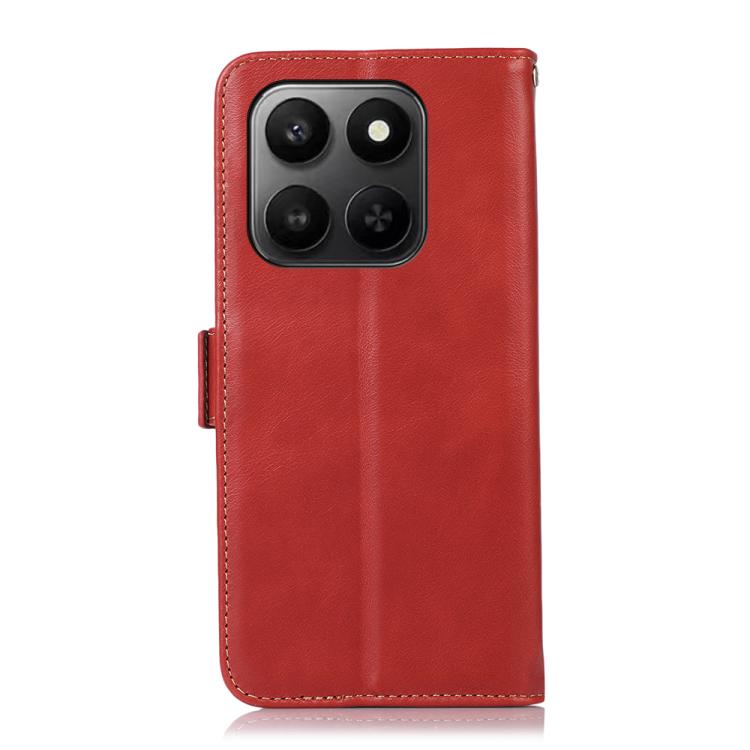 For Honor X7d 5G/400 Smart 5G Crazy Horse Top Layer Cowhide Leather Phone Case