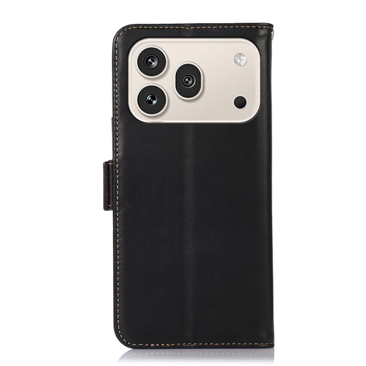 For Honor 600 Pro Global Crazy Horse Top Layer Cowhide Leather Phone Case