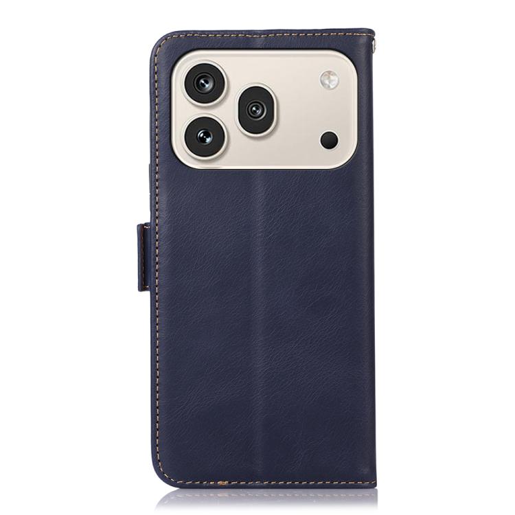 For Honor 600 Pro Global Crazy Horse Top Layer Cowhide Leather Phone Case
